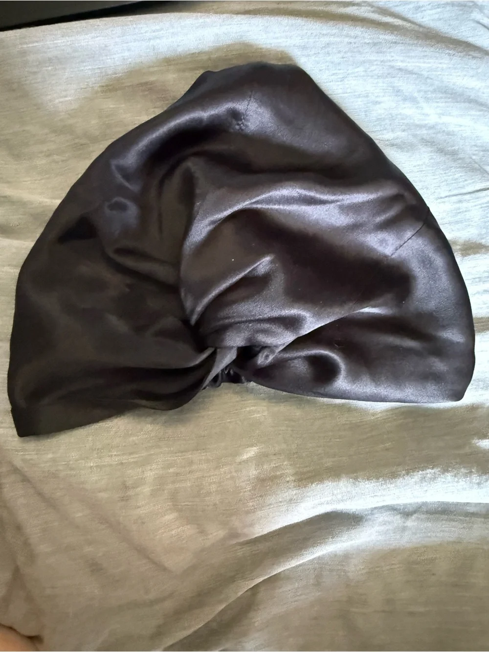 Silky Black Women's Turban Headwrap